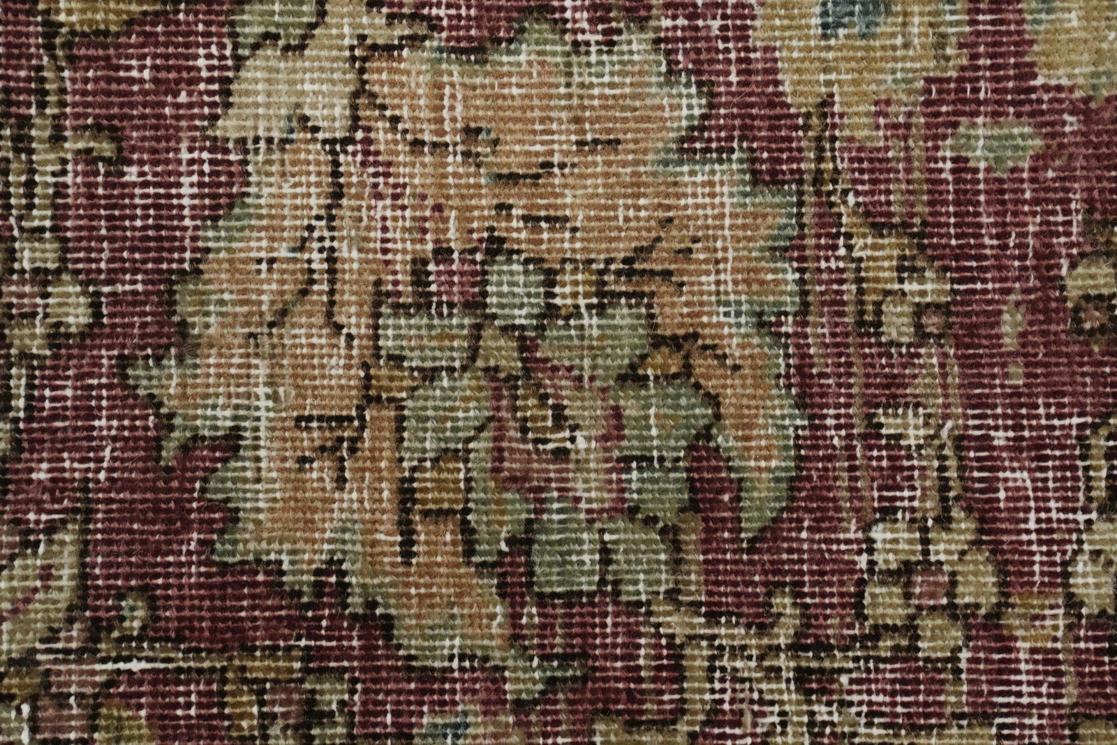 Antique Aqua Vegetable Dye Tabriz Persian Area Rug 8x11 - 9