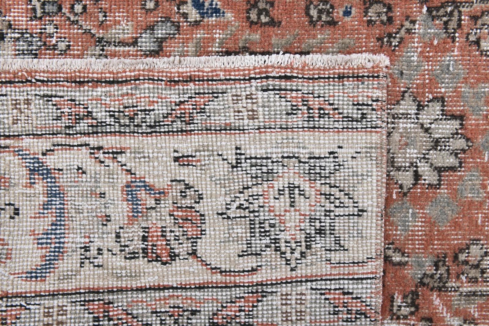 2'7'' x 9'3'' Handmade Vintage Wool Rug - 242348 - 11