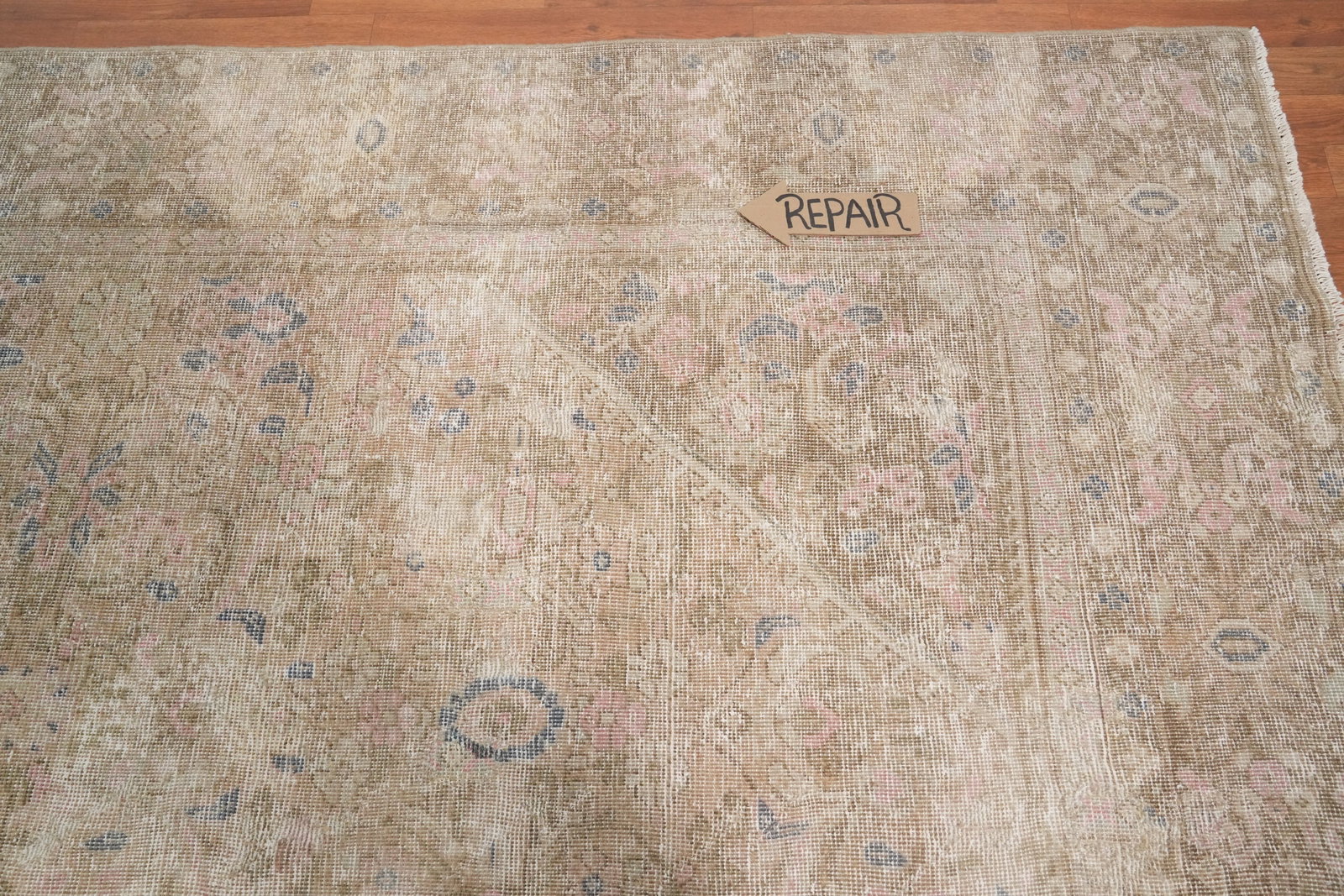 Antique Wool Joshaghan Persian Area Rug 9x12 - 14