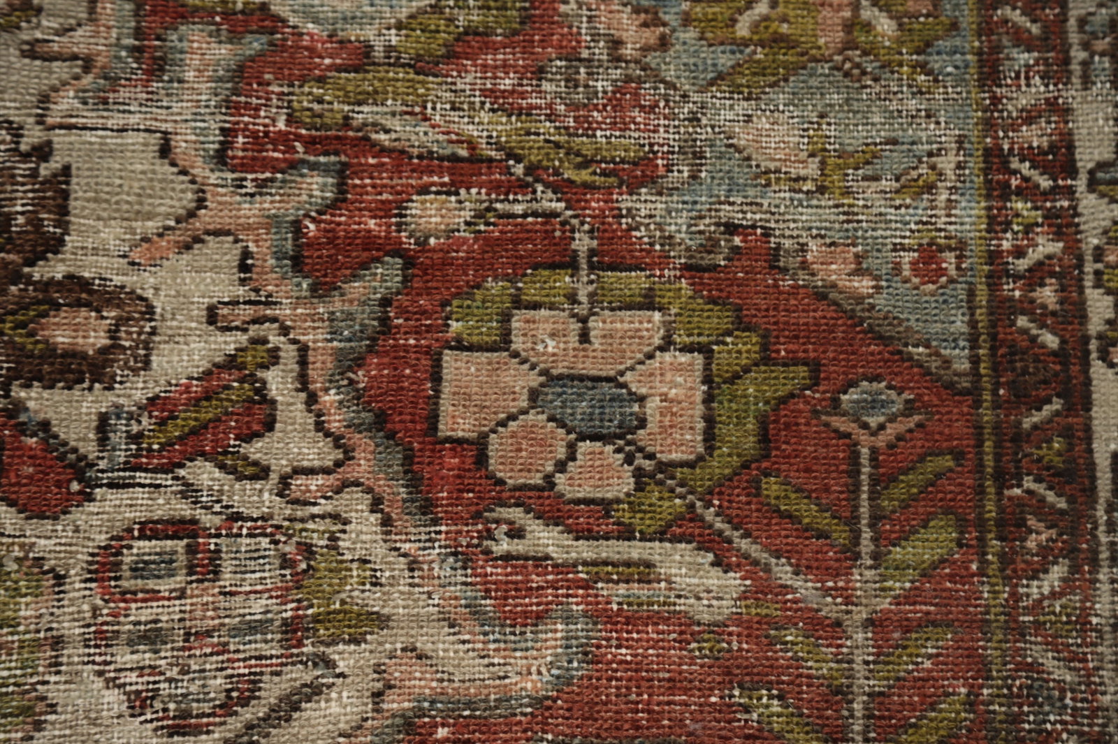 Vegetable Dye Antique Bakhtiari Persian Rug 4x7 - 10