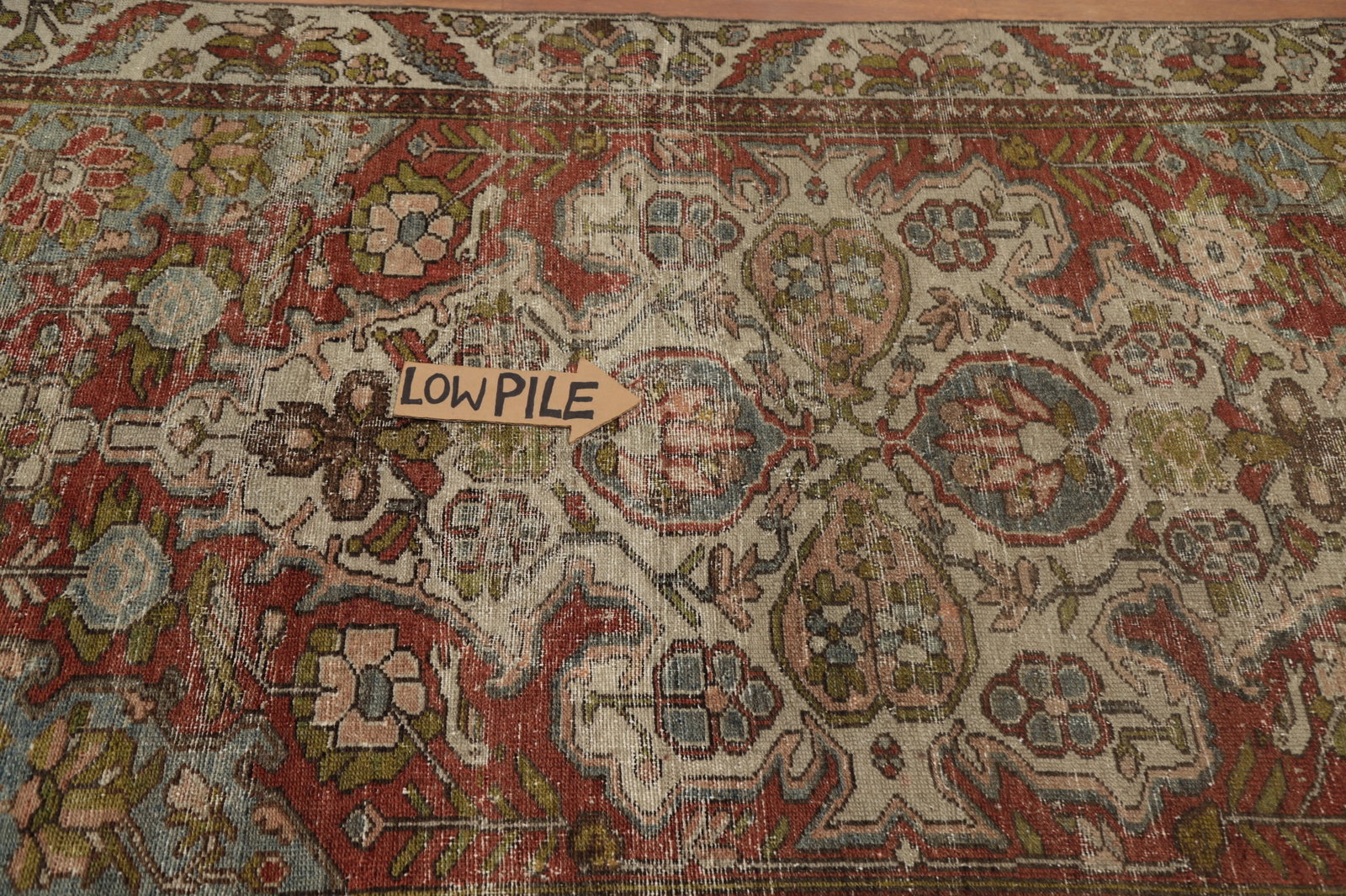 Vegetable Dye Antique Bakhtiari Persian Rug 4x7 - 12