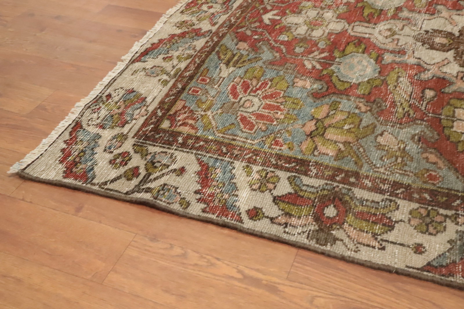 Vegetable Dye Antique Bakhtiari Persian Rug 4x7 - 13