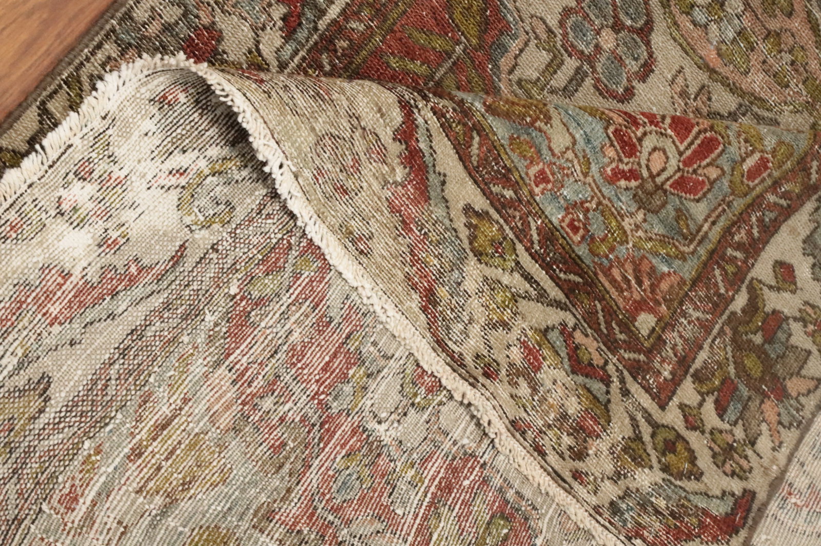 Vegetable Dye Antique Bakhtiari Persian Rug 4x7 - 14