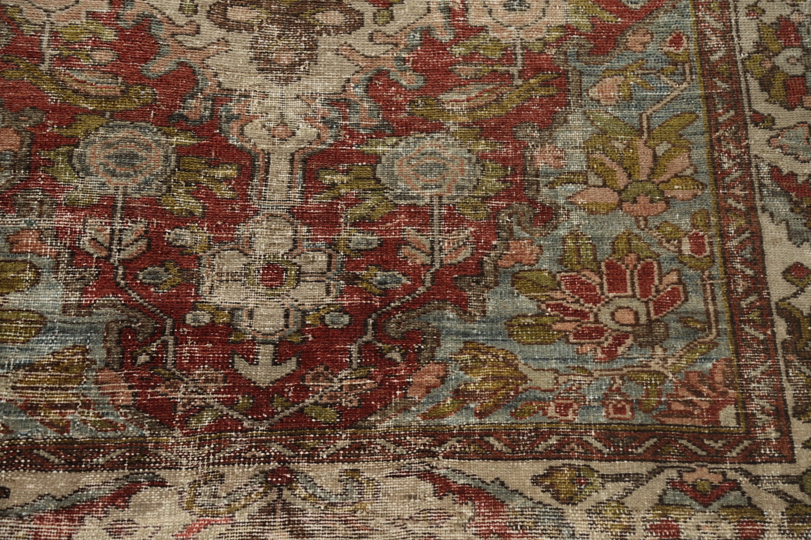 Vegetable Dye Antique Bakhtiari Persian Rug 4x7 - 7