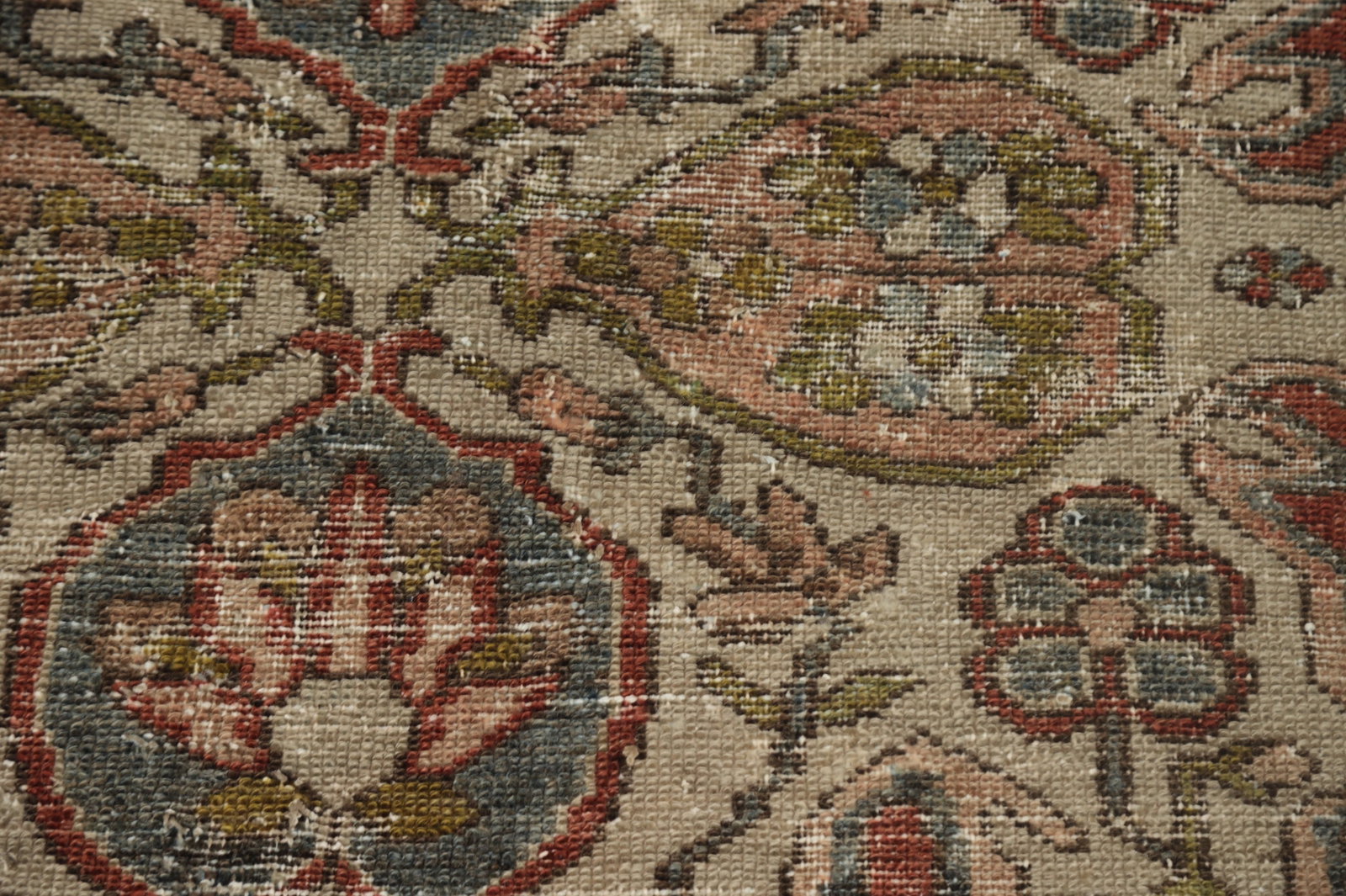 Vegetable Dye Antique Bakhtiari Persian Rug 4x7 - 9