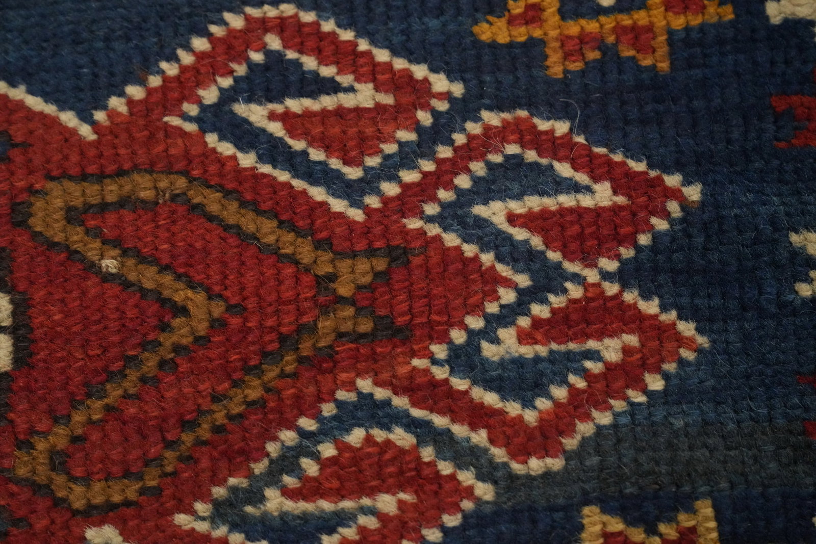 Pre-1900 Antique Kazak Vegetable Dye Rug 4x5 - 8