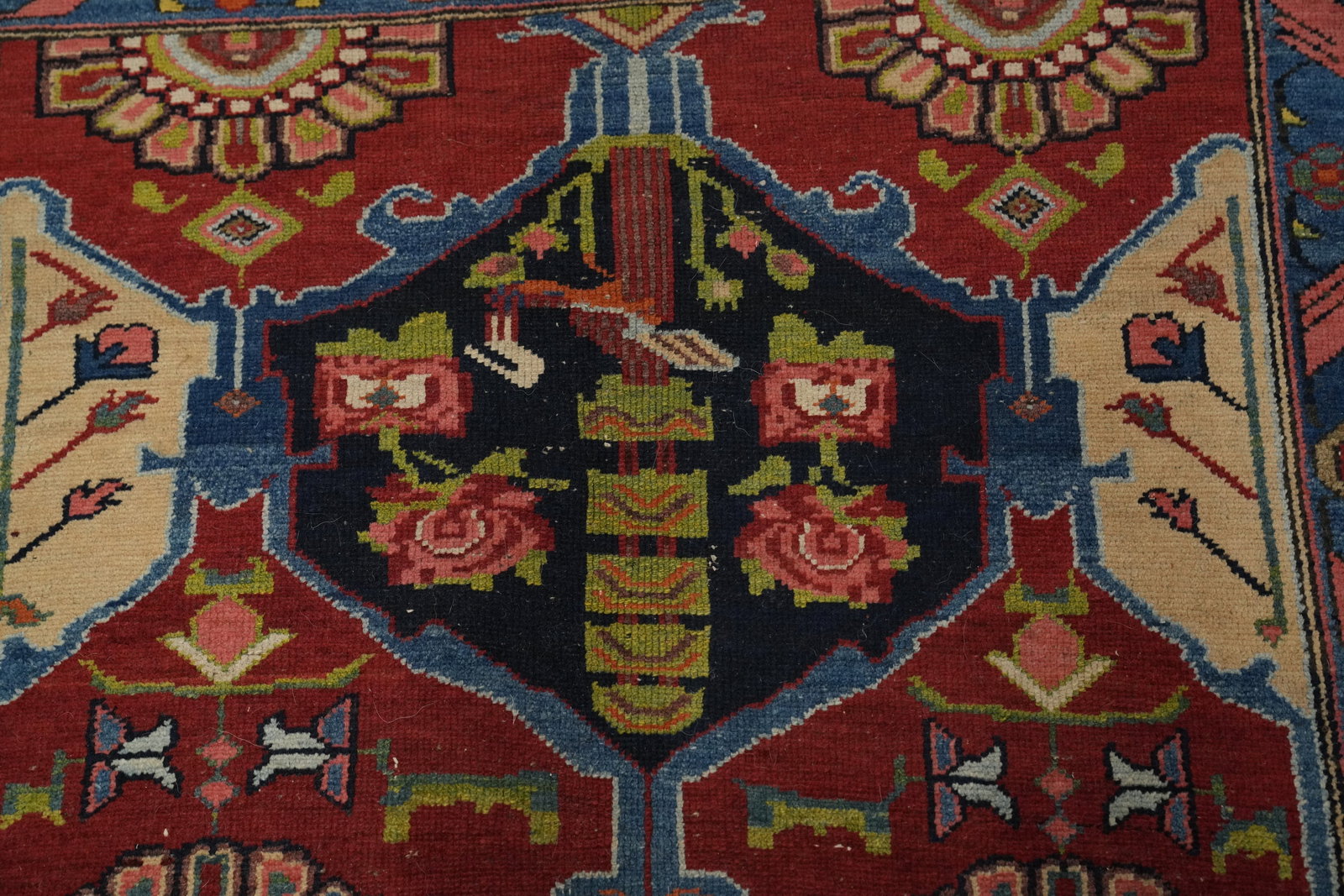 Vegetable Dye Antique Bakhtiari Persian Rug 5x7 - 5