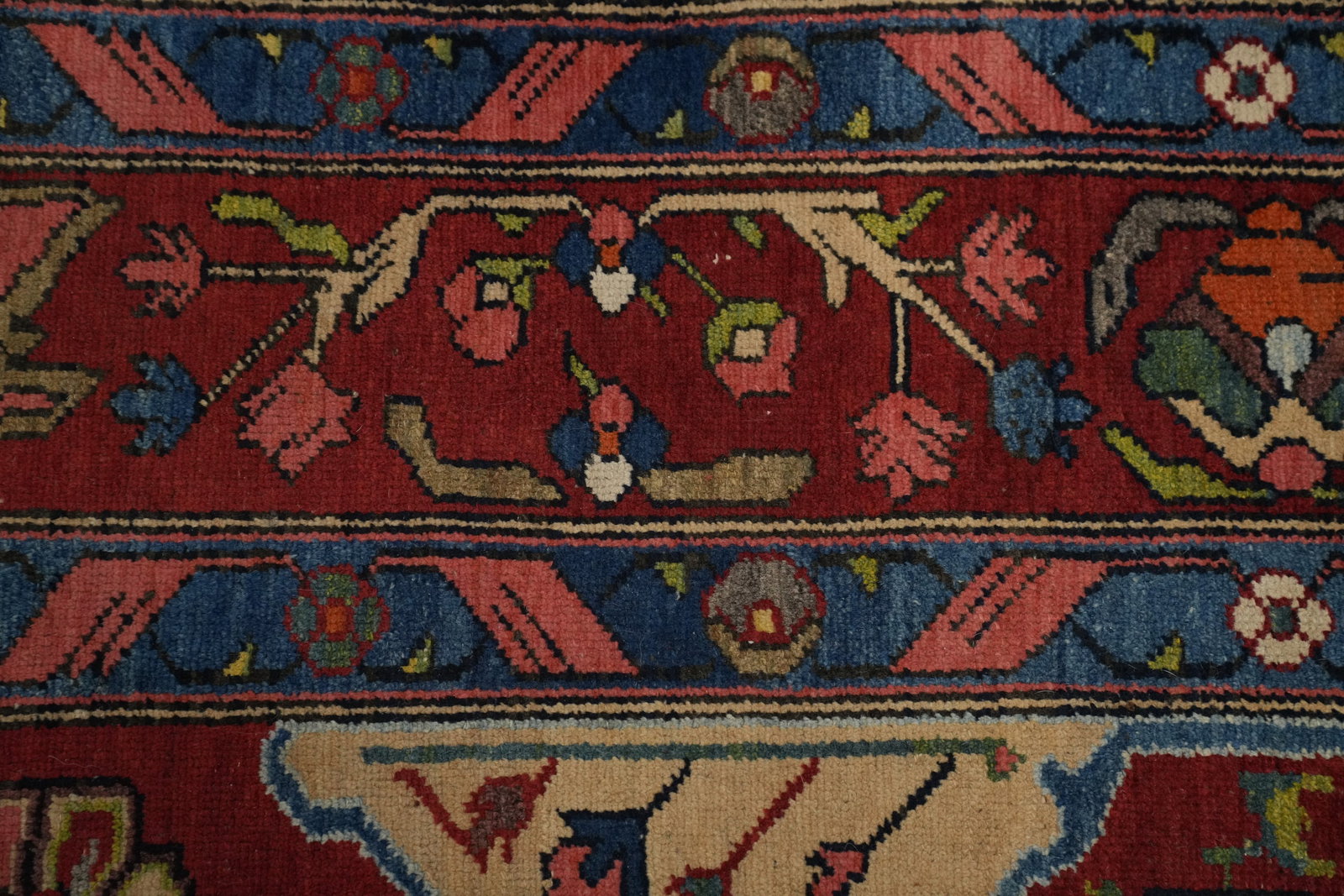 Vegetable Dye Antique Bakhtiari Persian Rug 5x7 - 6