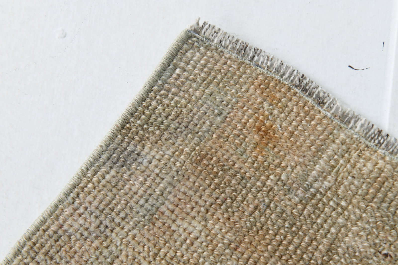 1'4'' x 2'5'' Vintage Wool Runner Rug - 19284 - 9