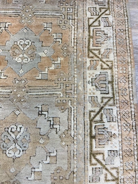 Antique Turkish Ushak rug-4394 - 4