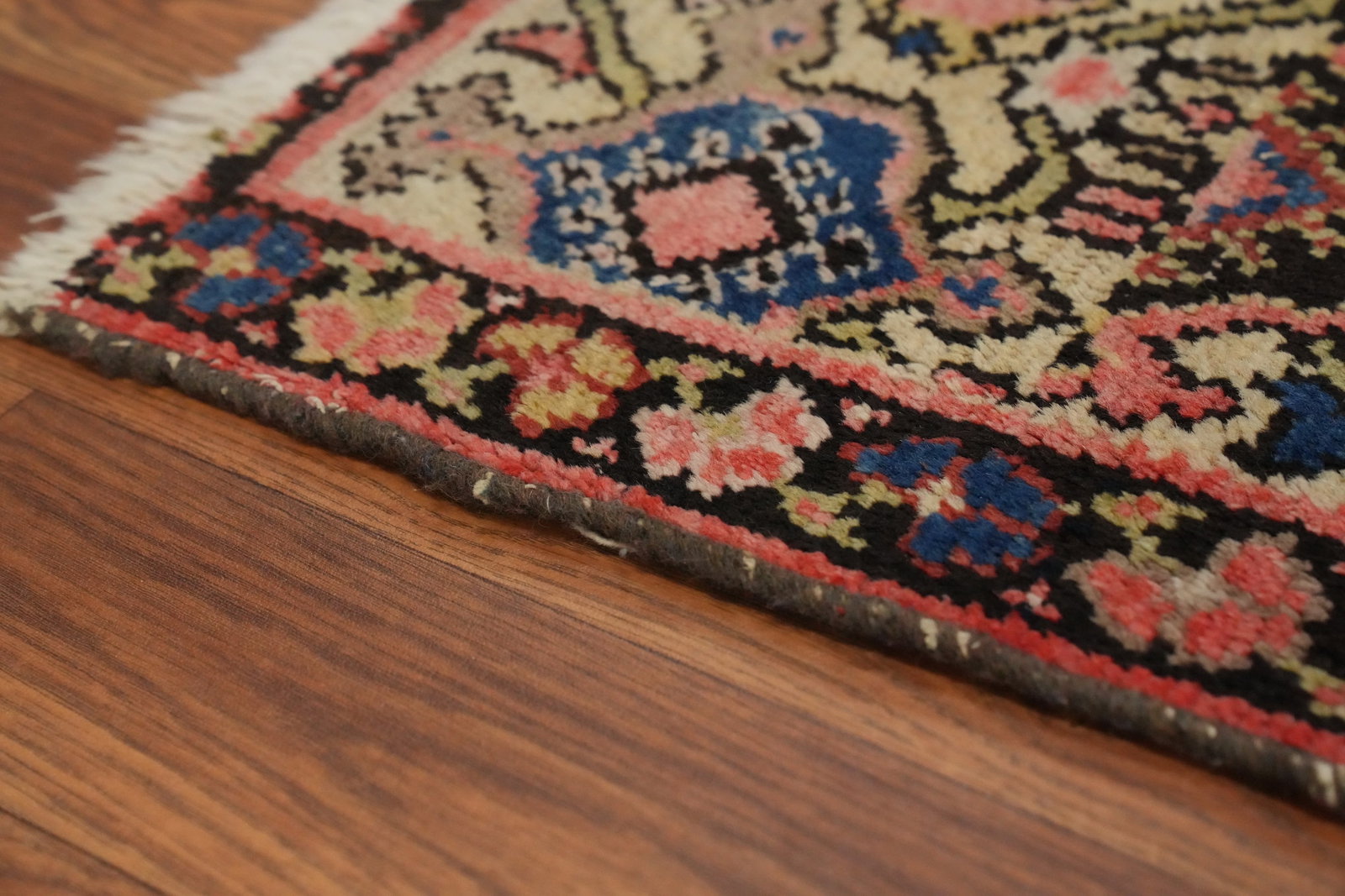 Antique Vegetable Dye Malayer Persian Area Rug 5x13 - 17