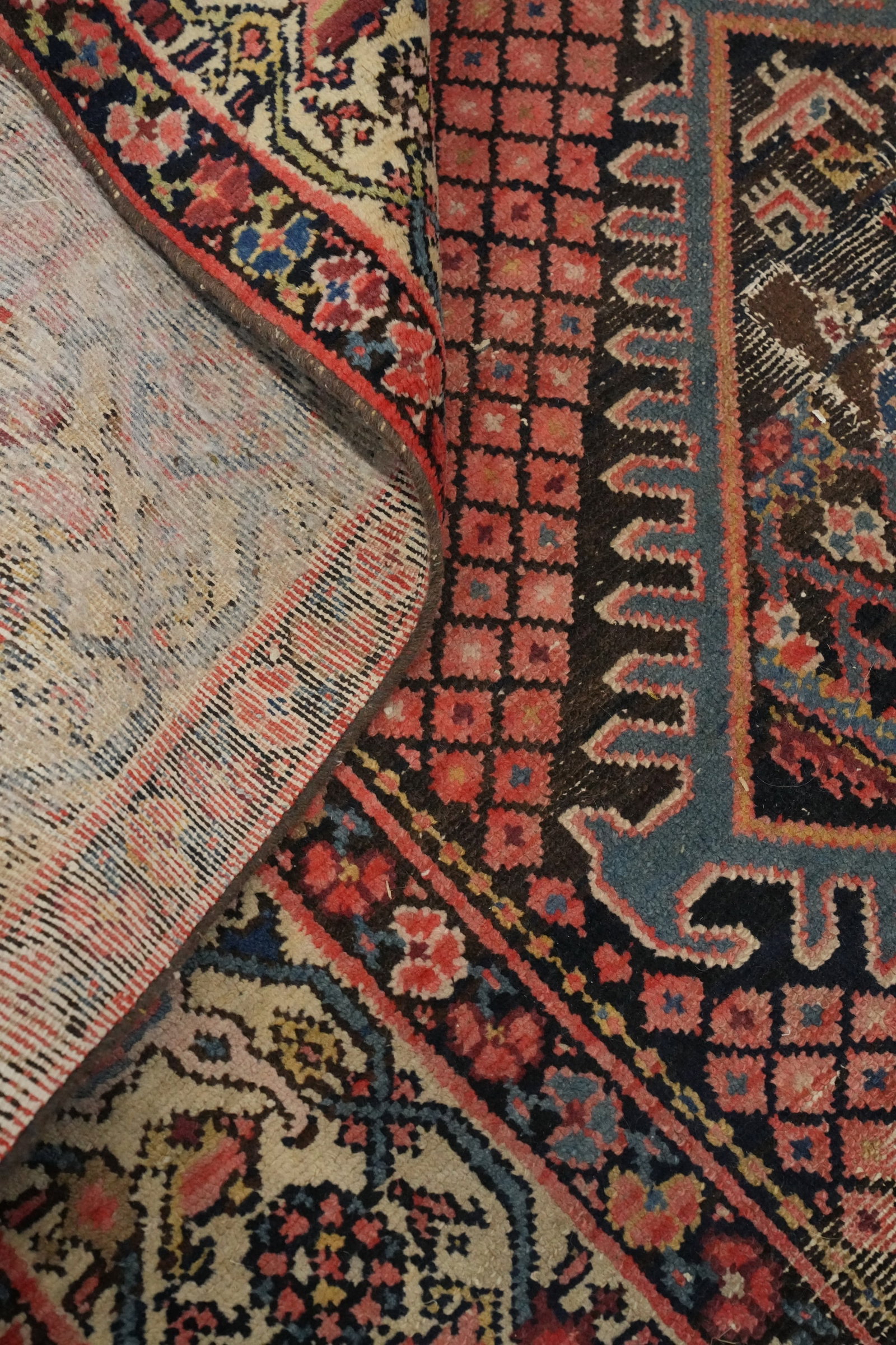 Antique Vegetable Dye Malayer Persian Area Rug 5x13 - 18