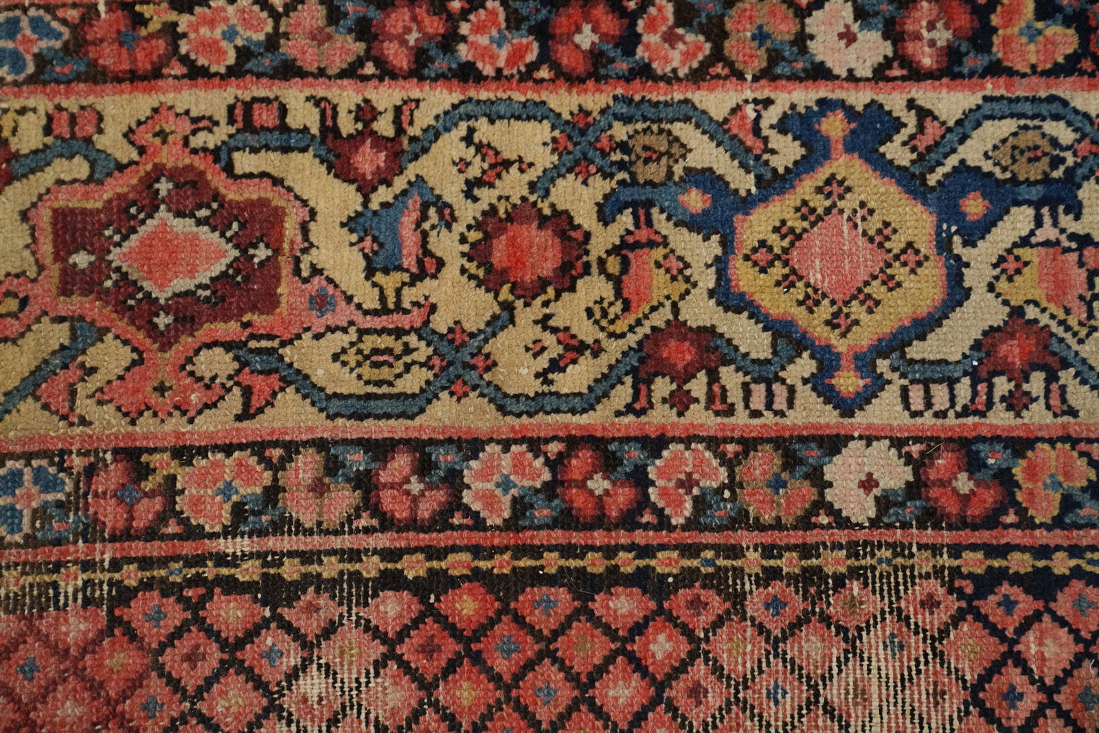Antique Vegetable Dye Malayer Persian Area Rug 5x13 - 5