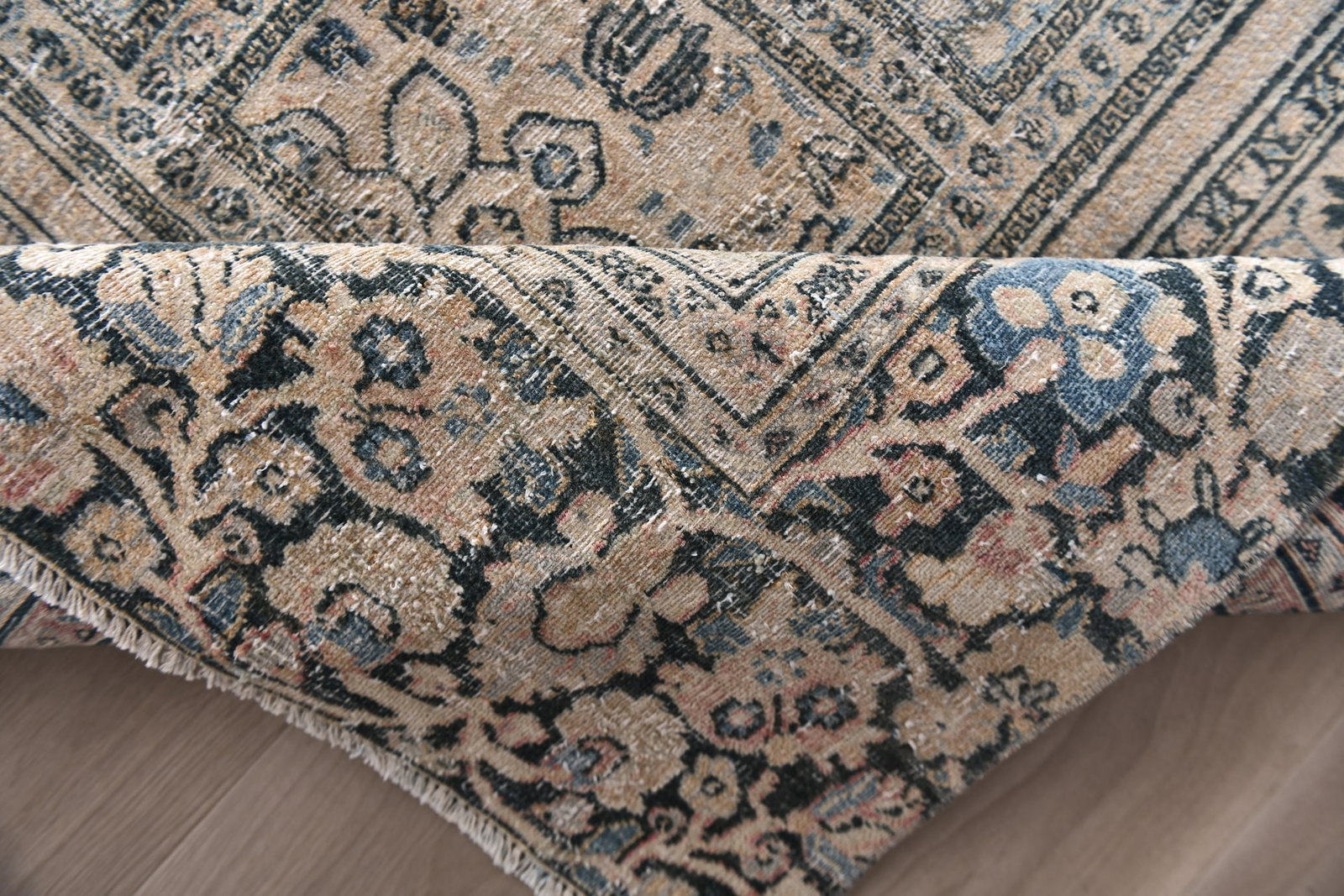 8'8'' x 12'7'' Unique Handmade Vintage Rug - 24943 - 14