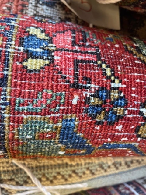 Antique Persian Heriz rug-5773 - 8