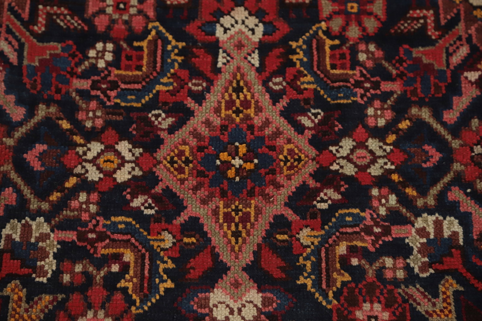 Pre-1900 Antique Kazak Vegetable Dye Large Rug 7x15 - 8