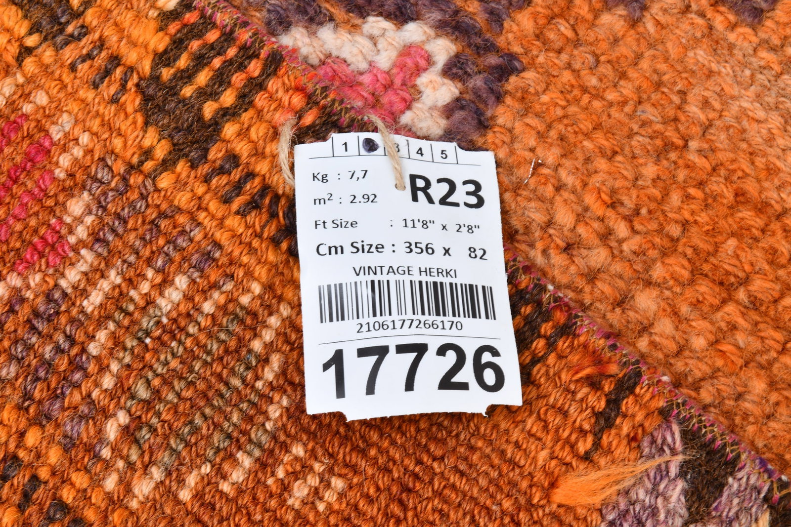 2'8'' x 11'8'' Turkish Vintage Runner Rug - 17726 - 19