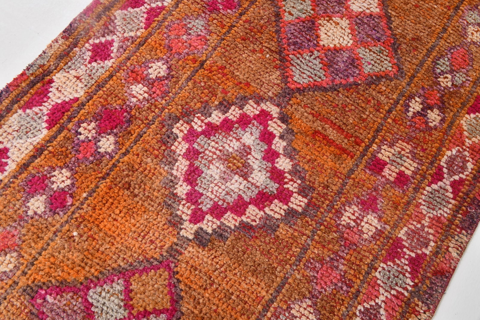 2'8'' x 11'8'' Turkish Vintage Runner Rug - 17726 - 5