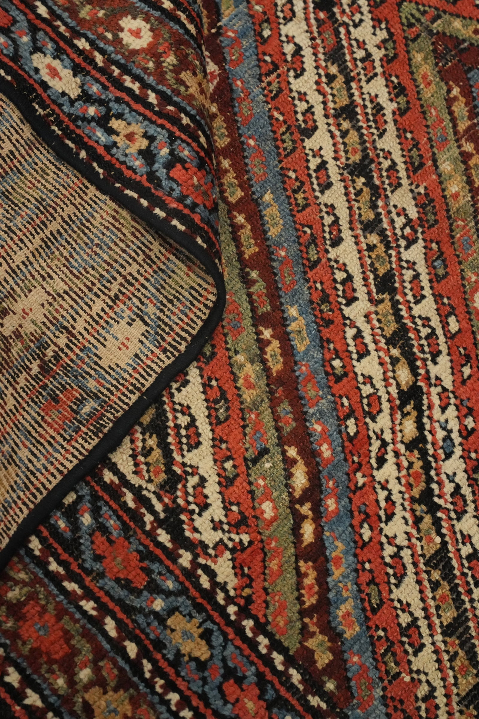 Pre-1900 Antique Vegetable Dye Bakhtiari Persian Rug 5x9 - 14