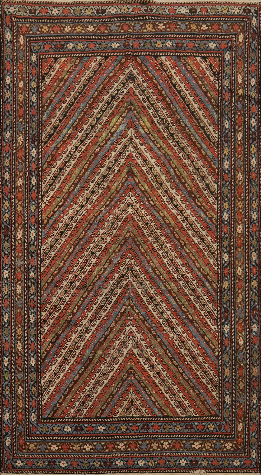 Pre-1900 Antique Vegetable Dye Bakhtiari Persian Rug 5x9: Title: Pre-1900 Antique Vegetable Dye Bakhtiari Persian Rug 5x9 Description:A Beautiful Genuine Iran ( Persia ) Bakhtiari rug is Hand Knotted by skillful weavers in Iran ( Persia ) with <