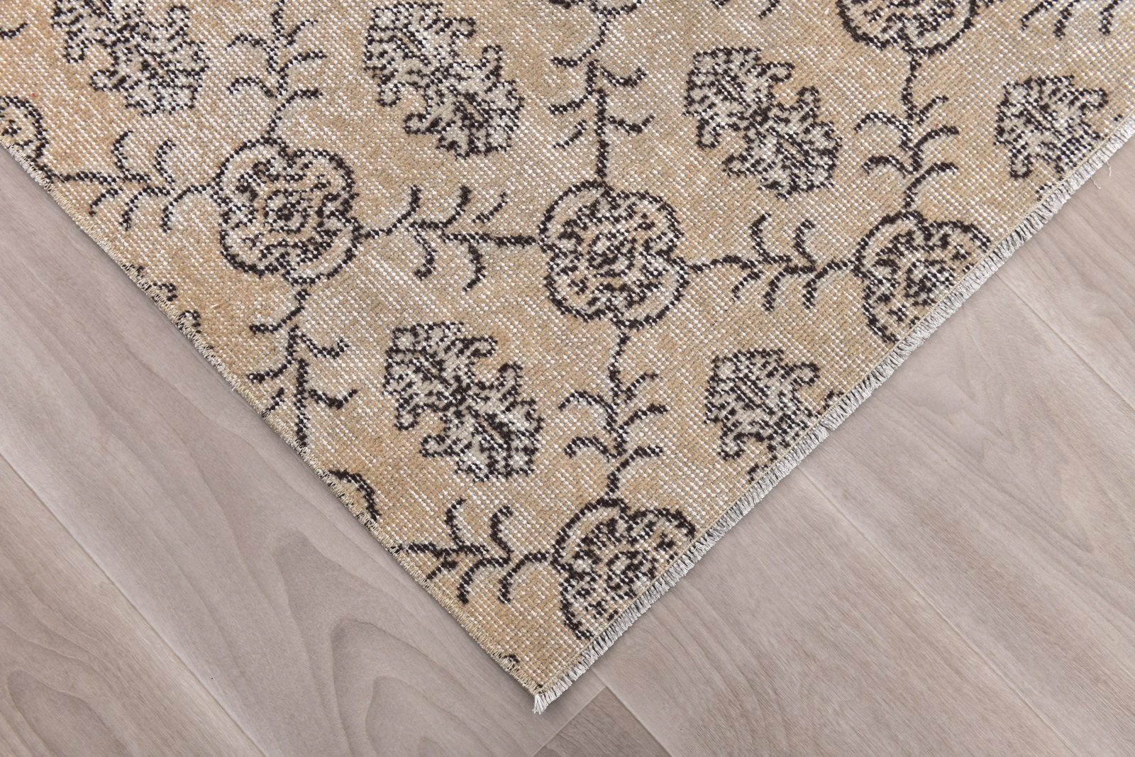 6'10'' x 10'3'' Handmade Vintage Wool Rug - 242355 - 7