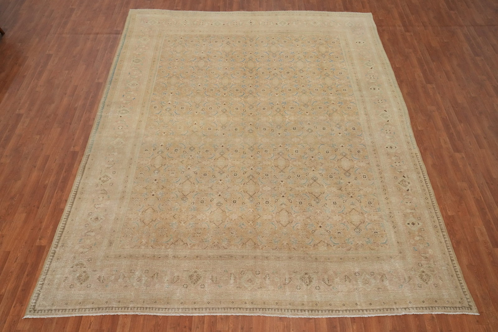 Antique Vegetable Dye Mahal Persian Area Rug 10x13 - 2