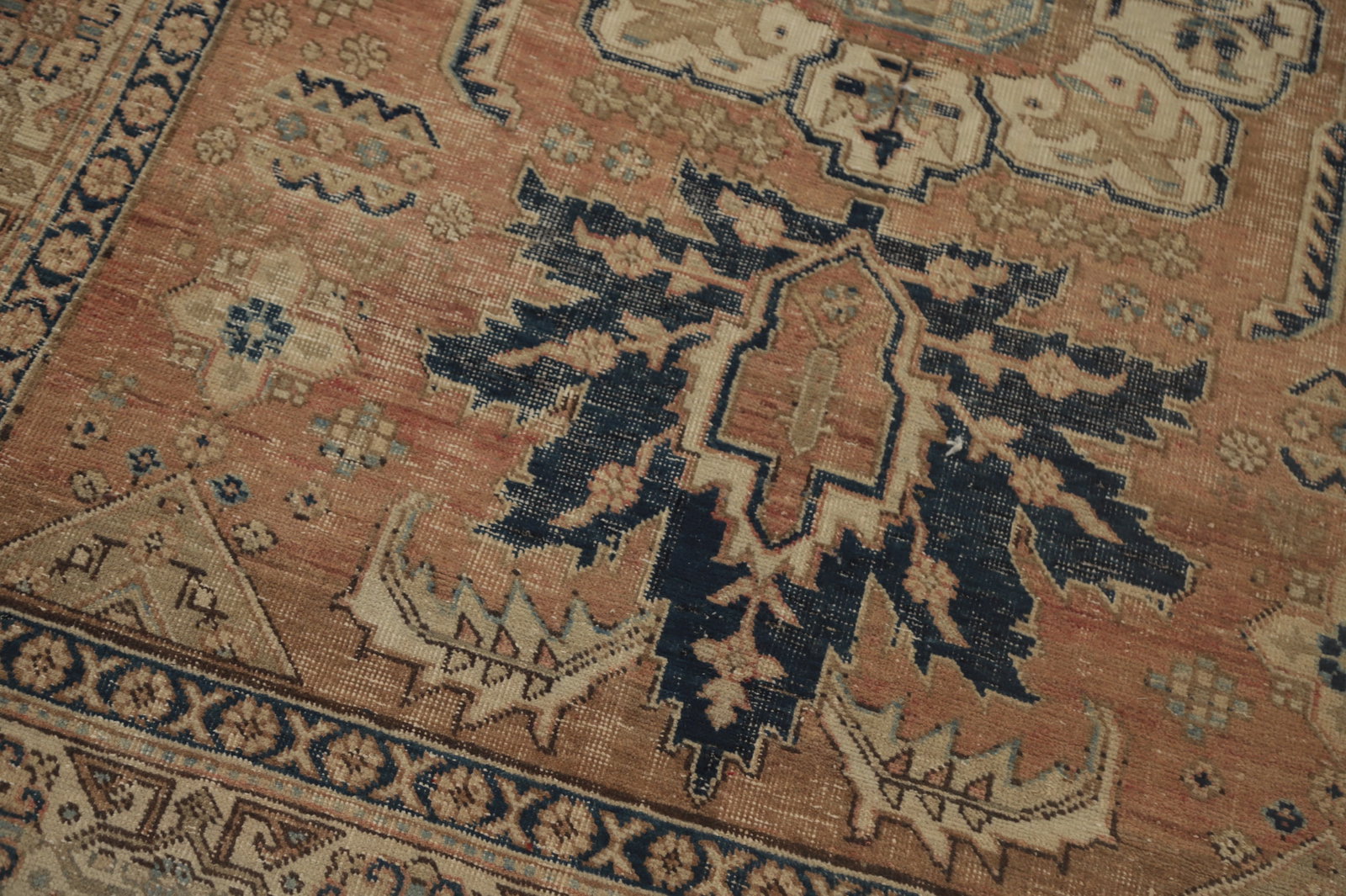 Antique Vegetable Dye Heriz Persian Rug 4x6 - 6
