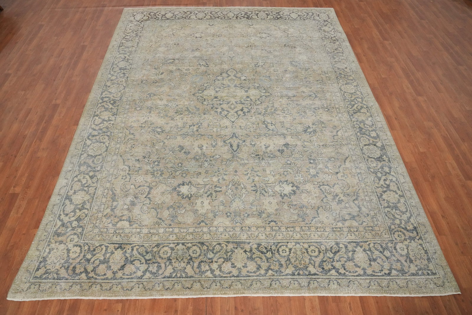 Antique Vegetable Dye Mahal Persian Area Rug 8x12 - 4