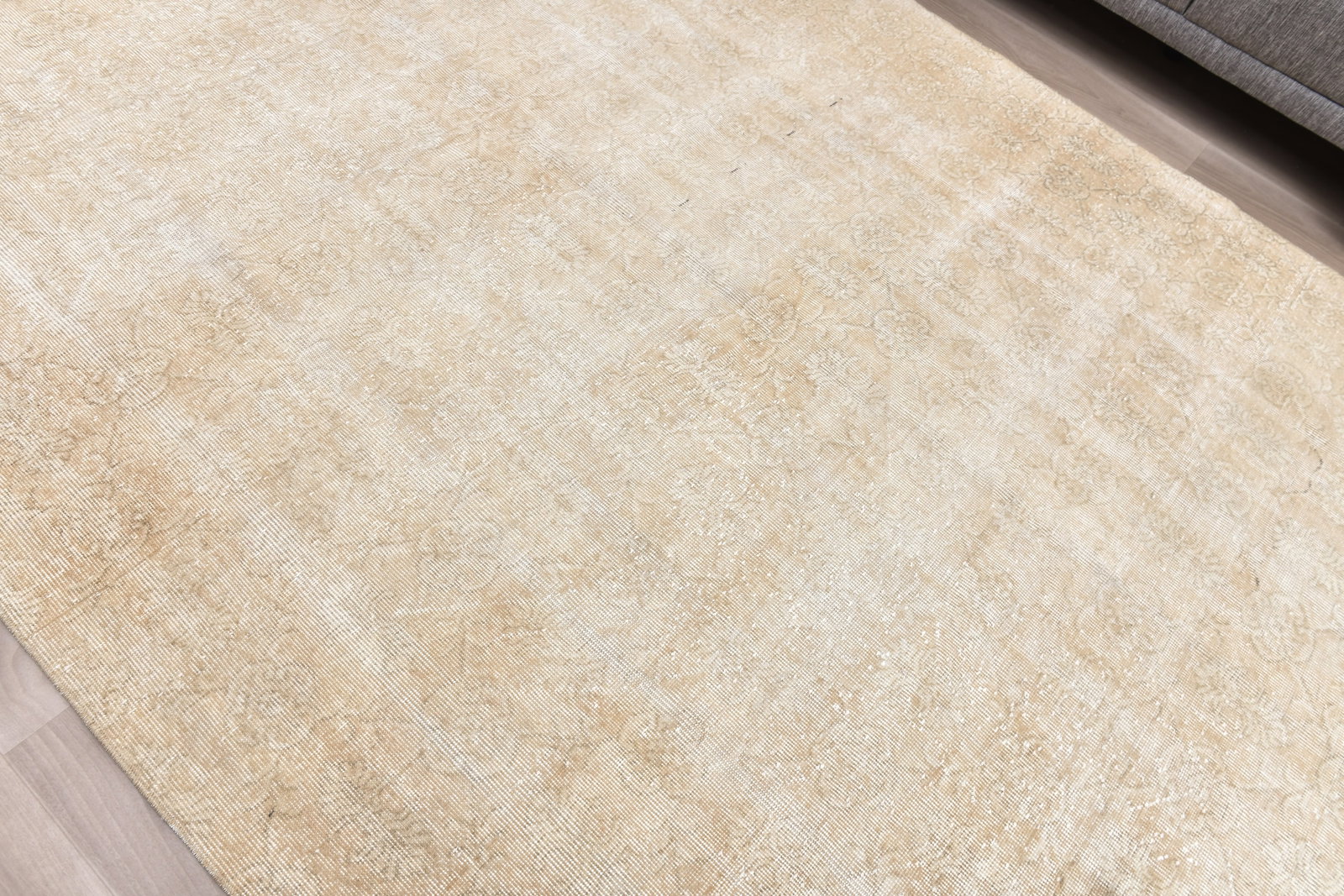 7'0'' x 10'3'' Handmade Vintage Wool Rug - 242349 - 4