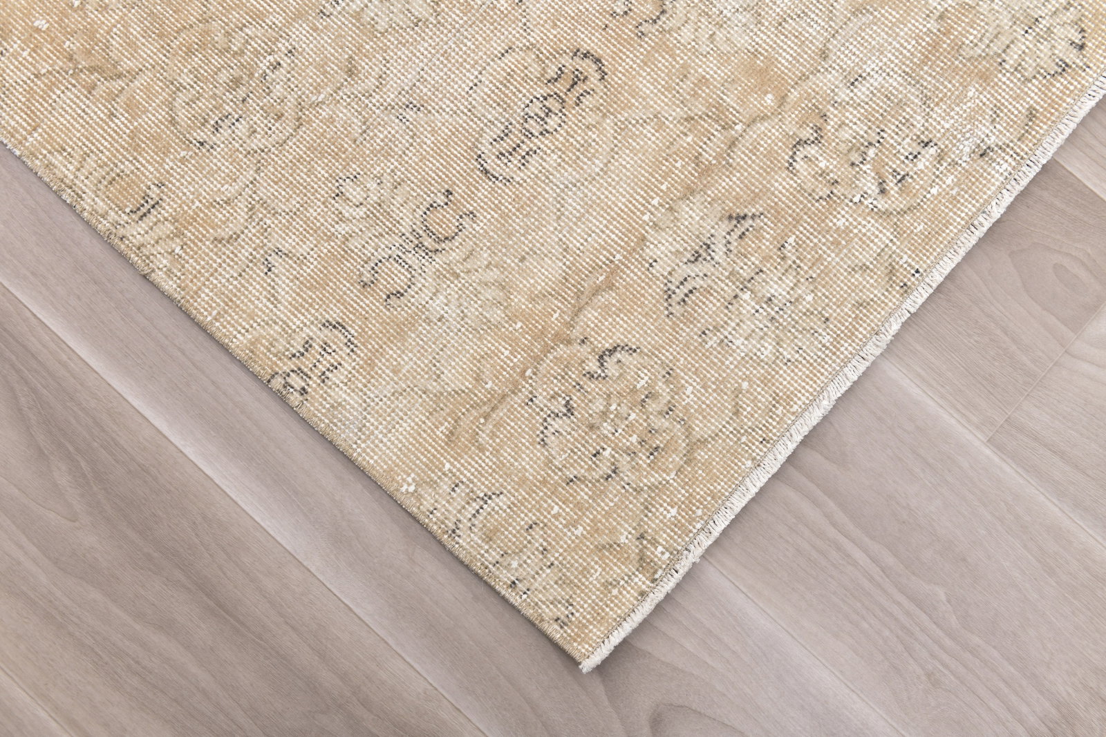 7'0'' x 10'3'' Handmade Vintage Wool Rug - 242349 - 7