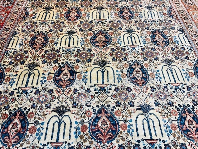 Antique Persian Tabriz Rug-5134 - 3