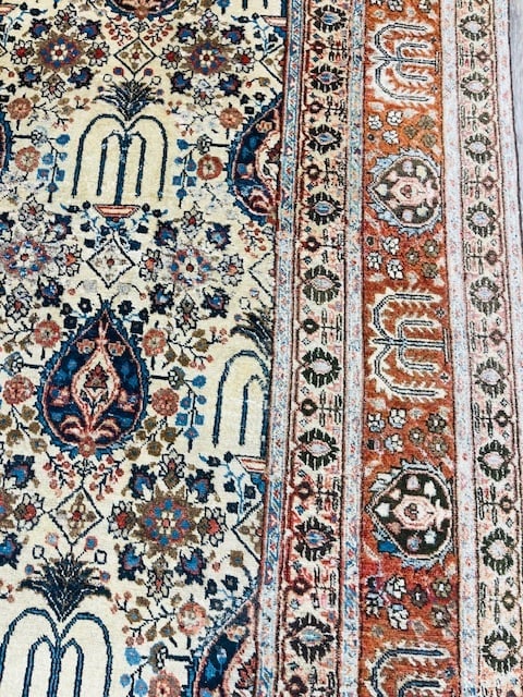 Antique Persian Tabriz Rug-5134 - 4