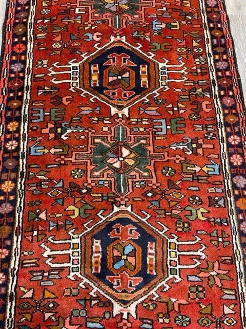 Vintage Persian Karajeh Runner-5123 - 7
