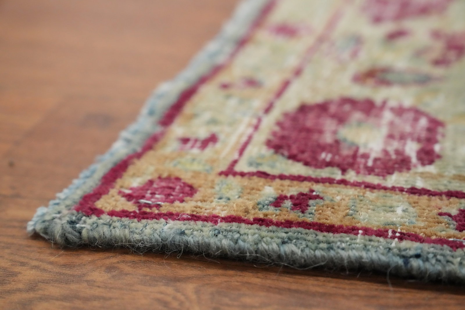 Pre-1900 Antique Kerman Ravar Vegetable Dye Persian Rug 15x20 - 11