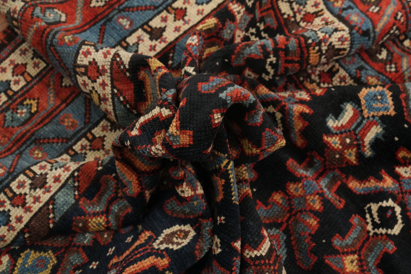 Pre-1900 Antique Vegetable Dye Qashqai Persian Area Rug 5x9 - 15