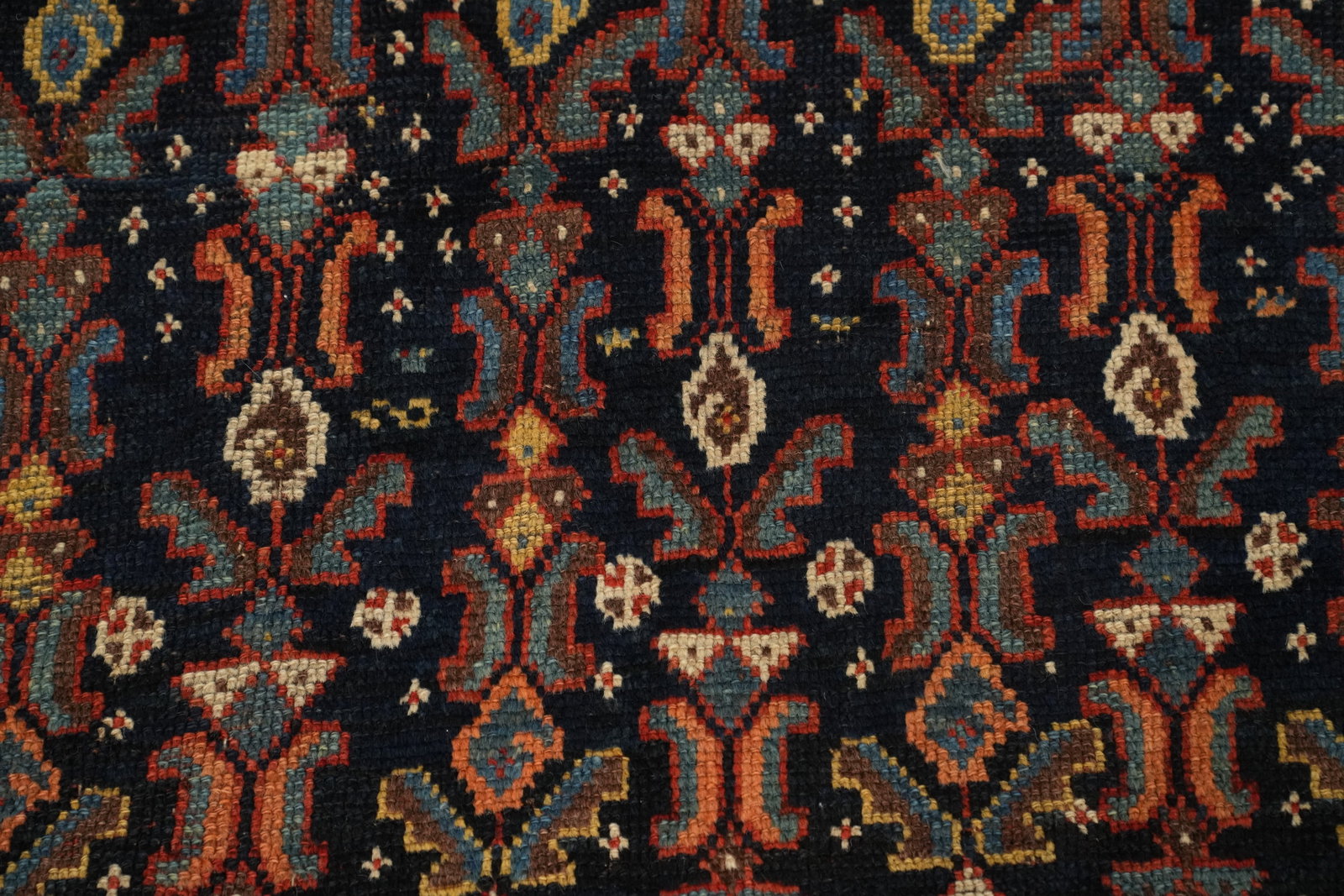Pre-1900 Antique Vegetable Dye Qashqai Persian Area Rug 5x9 - 5