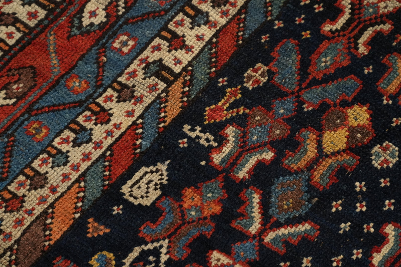 Pre-1900 Antique Vegetable Dye Qashqai Persian Area Rug 5x9 - 7