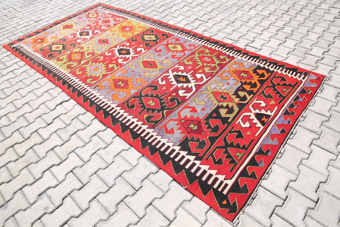 5'2'' x 11'5'' Turkish Vintage Runner Rug - 1743 - 2