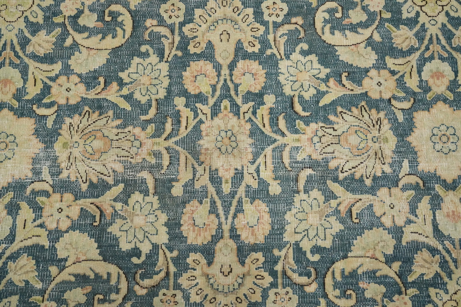 Antique Vegetable Dye Tabriz Persian Area Rug 10x13 - 5