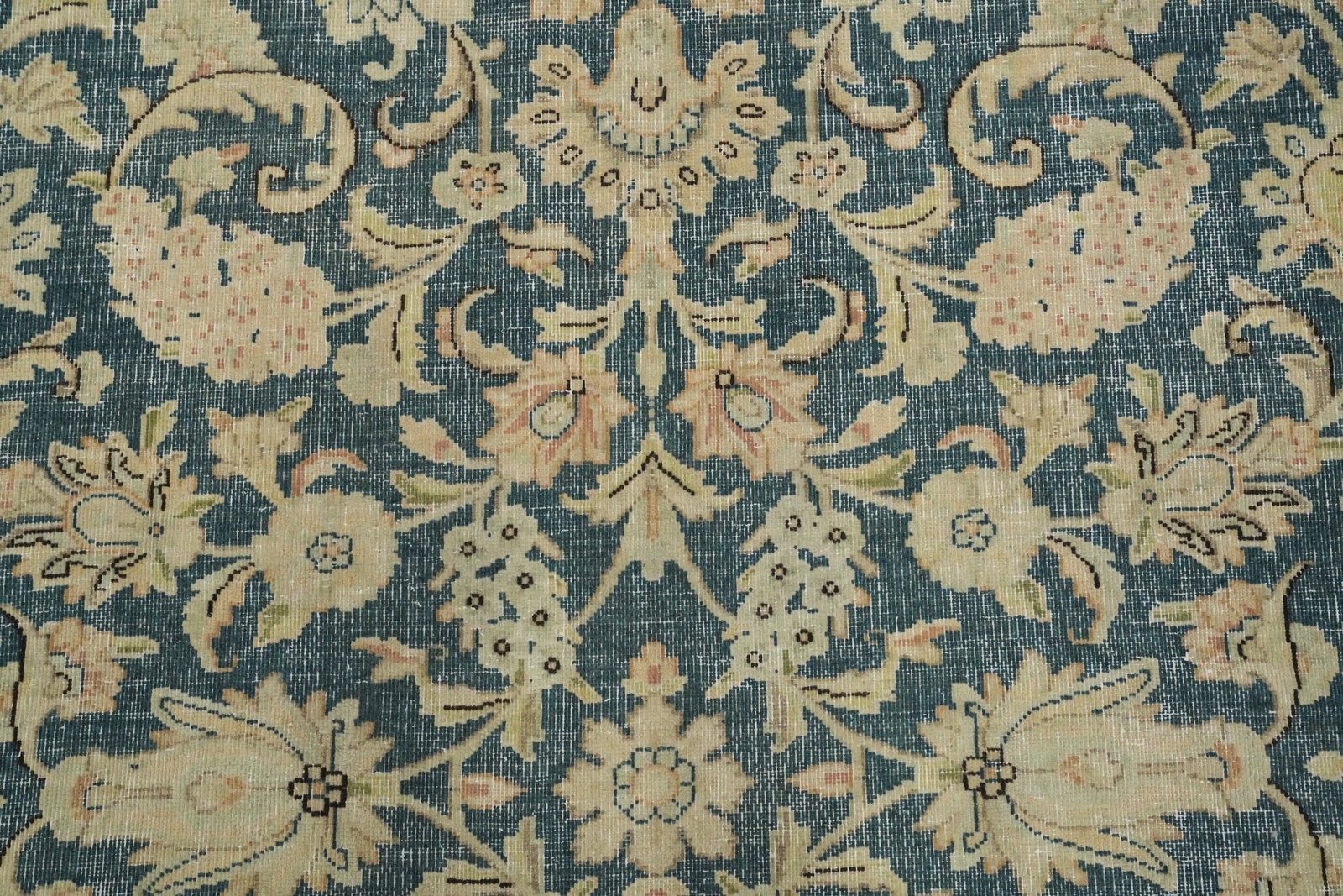 Antique Vegetable Dye Tabriz Persian Area Rug 10x13 - 6
