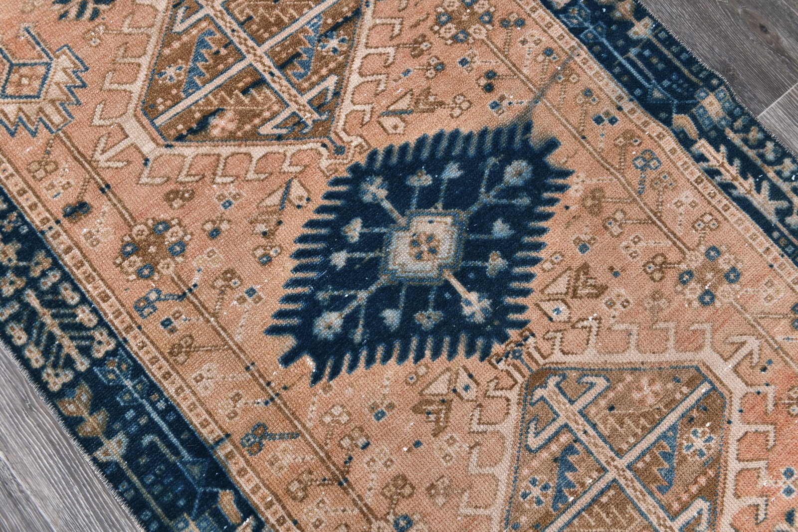 3'1'' x 14'1'' Unique Handmade Vintage Rug - 242400 - 4