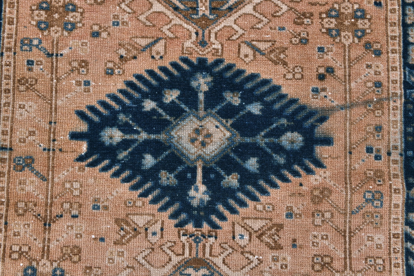 3'1'' x 14'1'' Unique Handmade Vintage Rug - 242400 - 5