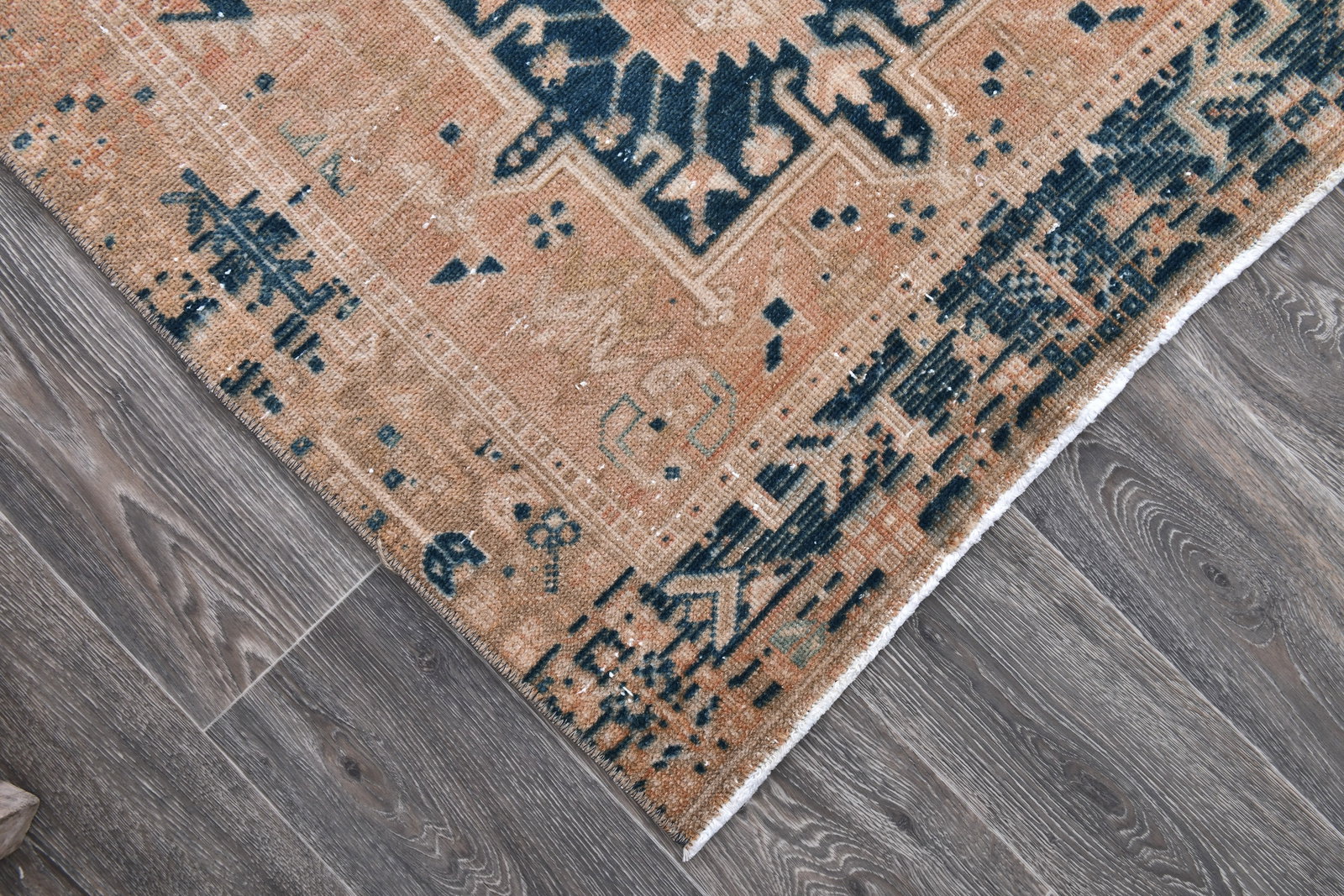 3'1'' x 14'1'' Unique Handmade Vintage Rug - 242400 - 8
