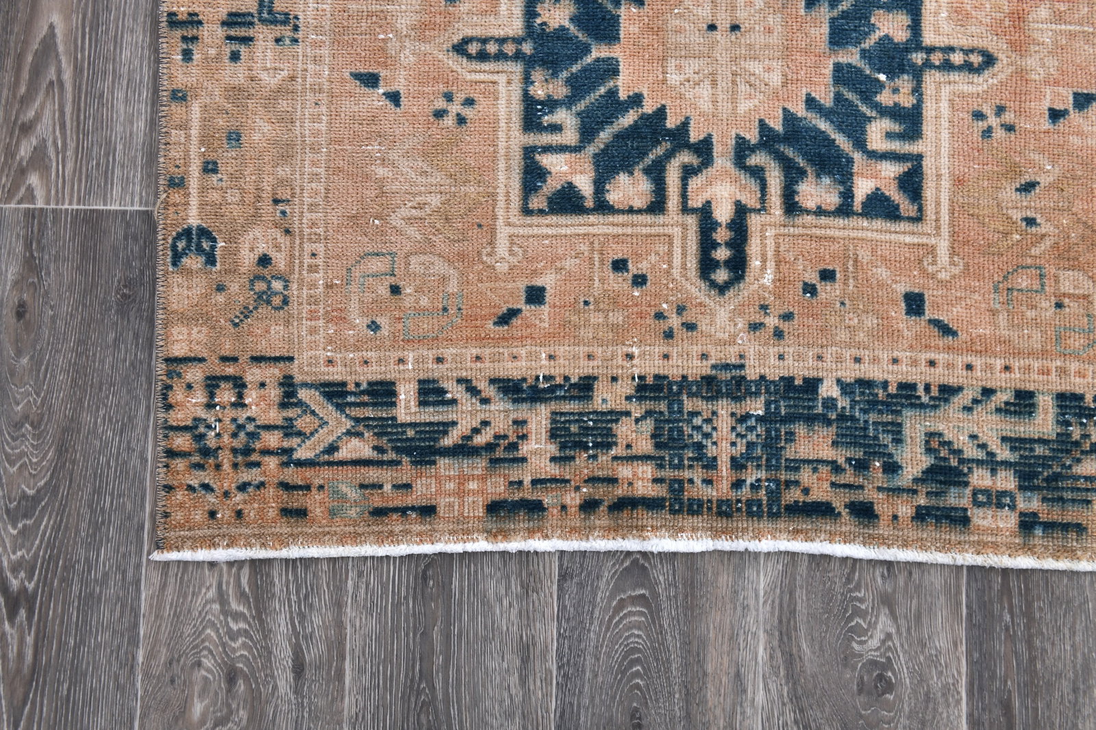 3'1'' x 14'1'' Unique Handmade Vintage Rug - 242400 - 9