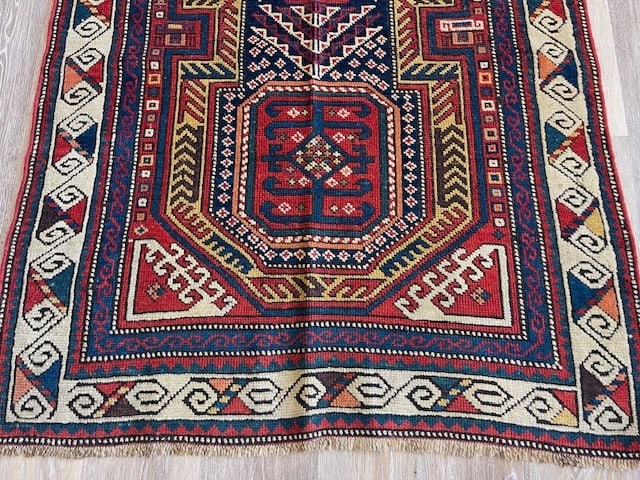 Antique kazak caucasian Rug-5091 - 2