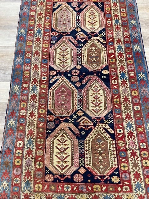 Antique Botheh Design Gendje Rug-2577 - 3