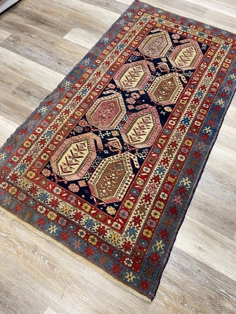 Antique Botheh Design Gendje Rug-2577 - 6