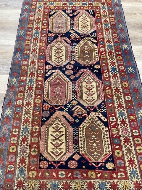 Antique Botheh Design Gendje Rug-2577 - 7