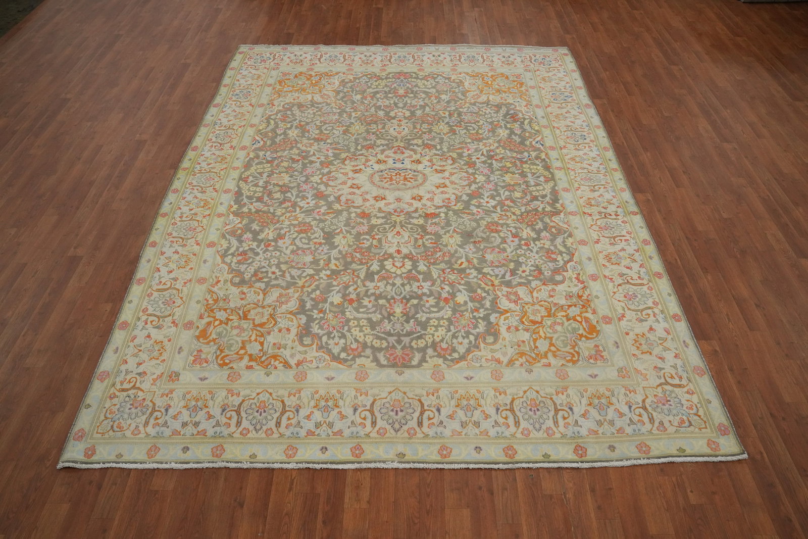 Antique Vegetable Dye Kerman Persian Area Rug 8x11 - 2