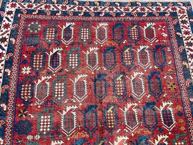 Antique Shirvan caucasian Rug-4936 - 5